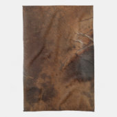 Worn Saddle Faux Leather Theedoek (Verticaal)