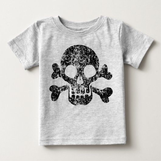 Worn Skull en Crossbones (Voorkant)