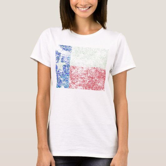 Worn Texas Flag T-shirt (Voorkant)
