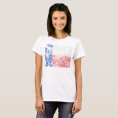 Worn Texas Flag T-shirt (Voorkant volledig)