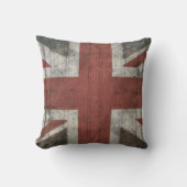 Worn Union Jack Cushion Kussen (Voorkant)