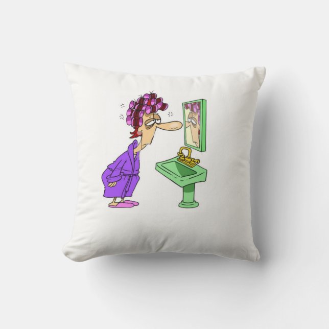 worp kussen decoratie badkamer (Voorkant)