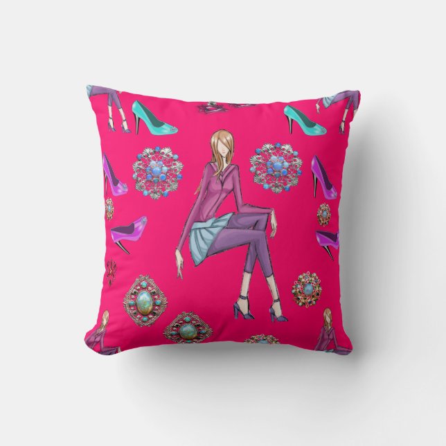 worp kussen decore schoenen (Voorkant)