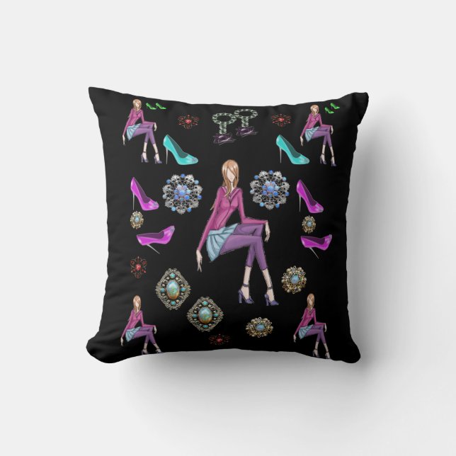 worp kussen decore schoenen (Voorkant)