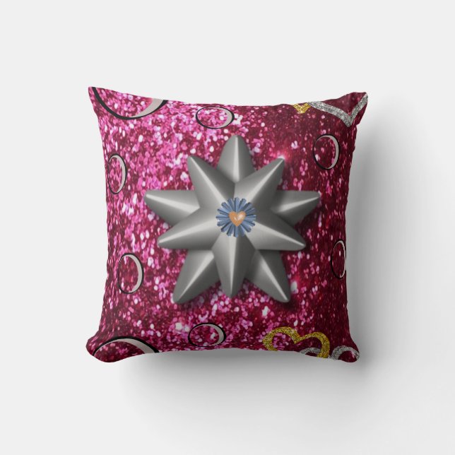 worp kussen decore sterren (Voorkant)