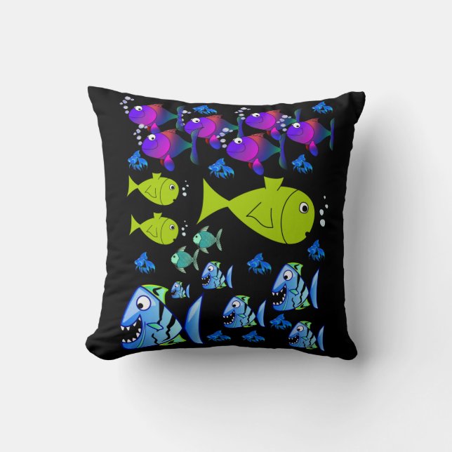 worp kussen decore vis (Voorkant)