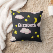 Worpen dekbedhoofdkussen met monogram en wolken en kussen (Deken)