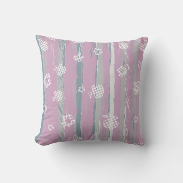 Worpillow – Gingham Boomgaard Kussen (Voorkant)