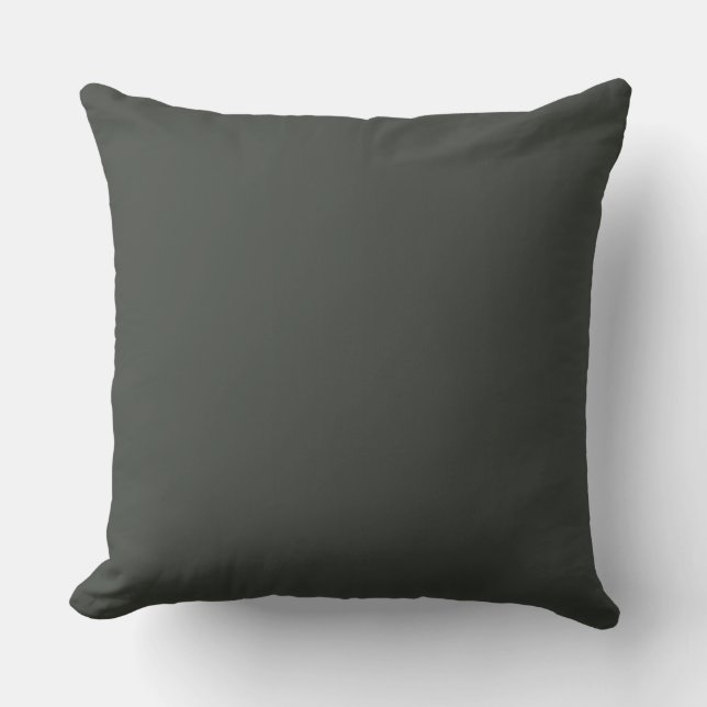 Worpillow in effen tabakskleur kussen (Voorkant)