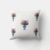 Worpkussen bloemenontwerp kussen (Achterkant)