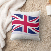 Worpkussen met Union Jack (voorzijde) 40,6cm Kussen (Deken)