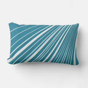 Worpkussen Streep Aqua Blauw Wit Kussen