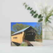 Worrall Covered Bridge Rockingham Vermont Briefkaart (Staand voorkant)
