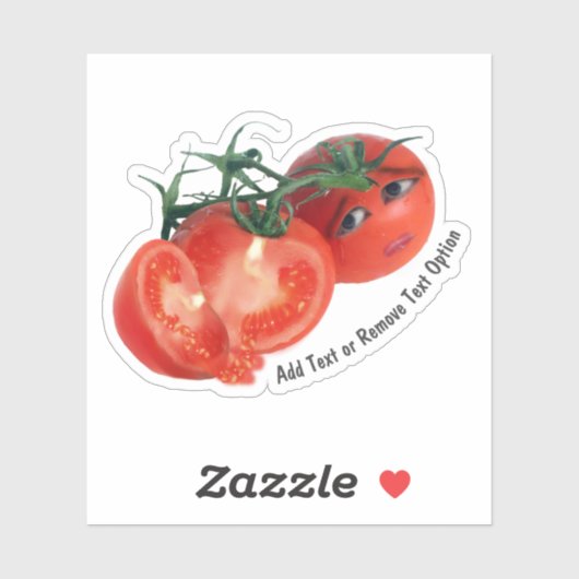 Worried Cherry Tomato Sticker (Vel)