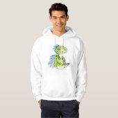Worried Dinosaur Hoodie (Voorkant volledig)