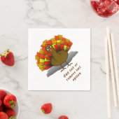 Worried Turkey Thanksgiving  Servet (Insitu)