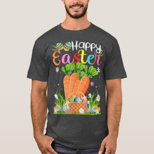 Worrot Bunny Egg Hunting Funny Carrot Happy Paast T-shirt