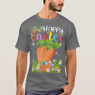 Worrot Bunny Egg Hunting Funny Carrot Happy Paast T-shirt