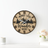 Worry Less Wander More Rustic Mountain Cabin Grote Klok (Huis)