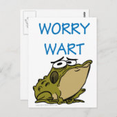 WORRY WART BRIEFKAART (Voorkant / Achterkant)