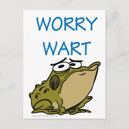 WORRY WART BRIEFKAART (Voorkant)