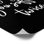 Worrying Means You Suffer Twice , Inrational Motiv Poster (Hoek)