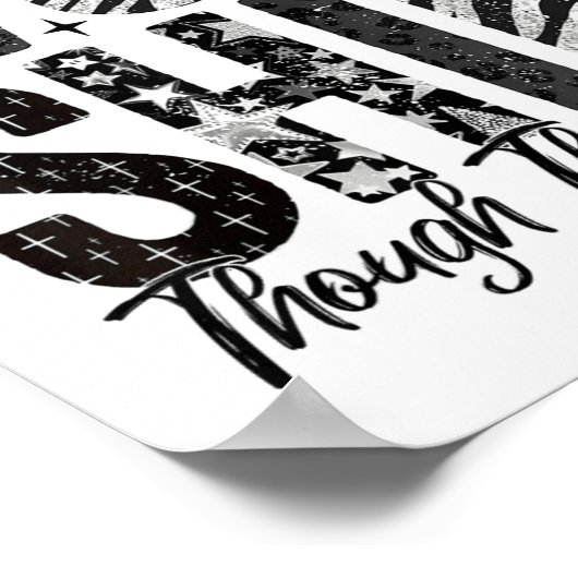 Worship Through The Worry Insrational Religious Ch Poster (Hoek)