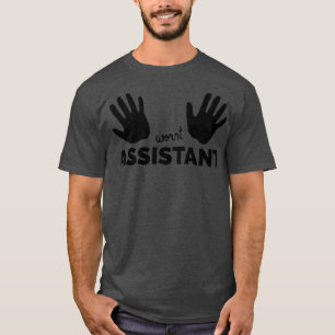 Worst Assistant Twee linkse handheldencadeaus T-shirt