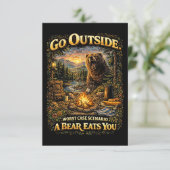 Worst Case Wilderness Bedankkaart (Staand voorkant)