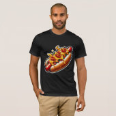 WORST-CHILI KAAS HOT DOG 3 T-SHIRT (Voorkant volledig)