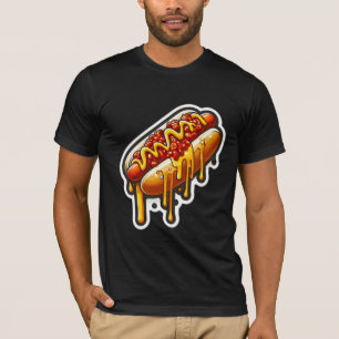 WORST-CHILI KAAS HOT DOG 4 T-SHIRT
