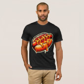 WORST-CHILI KAAS HOT DOG 6 T-SHIRT (Voorkant volledig)