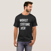 Worst Costume Ever Funny Halloween T-shirt (Voorkant volledig)