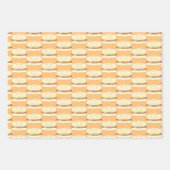 worst, ei en boterham met kaas inpakpapier vel (Voorkant)