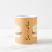 worst, ei en boterham met kaas koffiemok (Center)