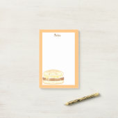 worst, ei en boterham met kaas post-it® notes (Op bureau)