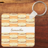 worst, ei en boterham met kaas sleutelhanger (Achterkant)