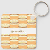 worst, ei en boterham met kaas sleutelhanger (Achterkant)