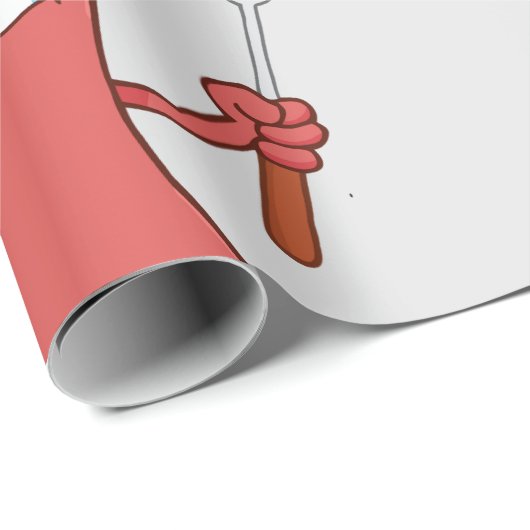 worst en bier cadeaupapier (Rol Hoek)