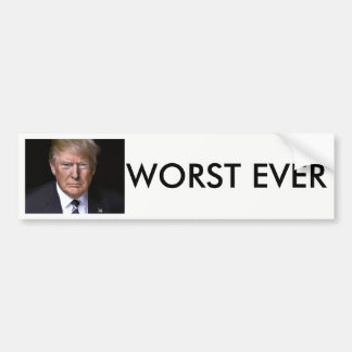 Worst Ever Anti-Donald Trump Bumpersticker