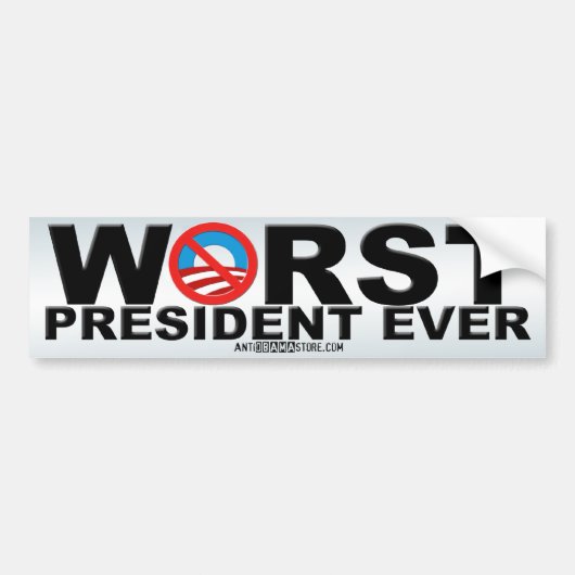 Worst Ever Bumpersticker (Voorkant)