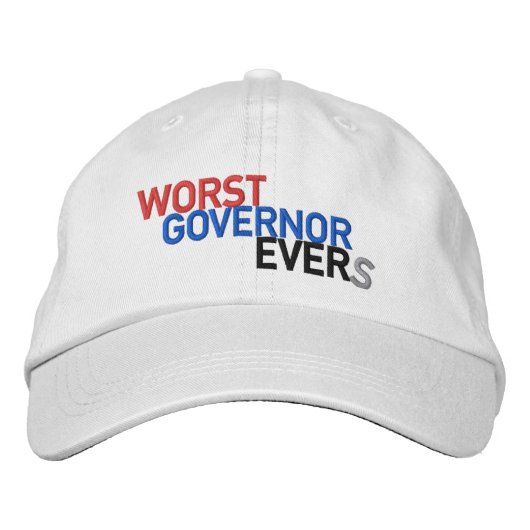 Worst Governor Evers Embroided Pet (Voorkant)