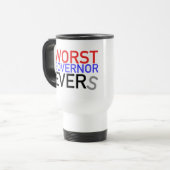 Worst Governor Evers Travel Mug Reisbeker (Voorkant links)
