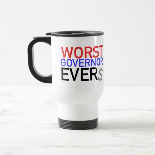 Worst Governor Evers Travel Mug Reisbeker (Links)
