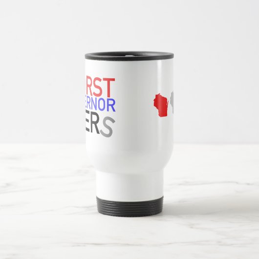 Worst Governor Evers Travel Mug Reisbeker (Center)
