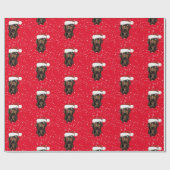 Worst Hond Kerstmis Wrapping Papier (Vlak)