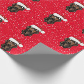 Worst Hond Kerstmis Wrapping Papier (Hoek)