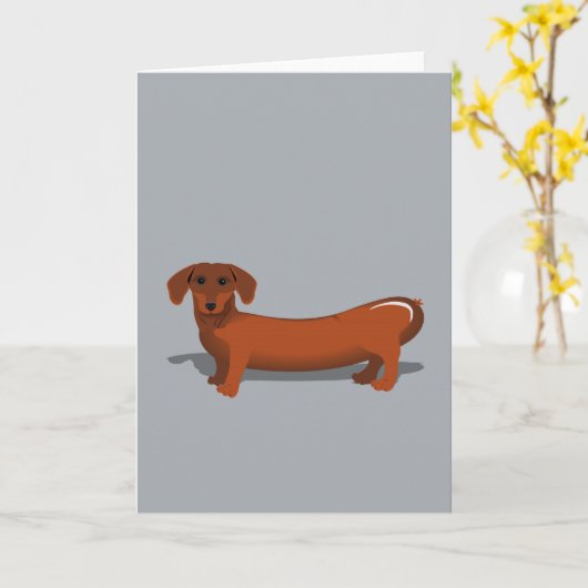 Worst Hond Verjaardag Kaart (Gele Bloem)