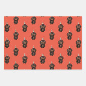 Worst Hond Verjaardag Wrapping Papier Inpakpapier Vel (Voorkant 3)