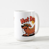 Worst Hot-Dog Vibes Koffiemok (Voorkant rechts)